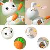 Cute Bunny Coin Bank Large Capacity Cartoon Creative Anti-fall Plastic Savings Jar Gift For Boys And Girls