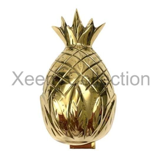 Żeglarski antyczny mosiądz błyszczący ananas kołatka do drzwi, mosiężna kołatka do drzwi do domu, wystrój domu, wystrój biura, prezent świąteczny