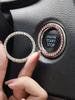 The car push-start button crystal decoration is an interior accessory designed to enhance the sophistication of the car interior