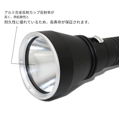 Zmart Cree XHP70 LED Diving Light, 4000 Lumens, 26650 X 2, 100m Waterproof, for Scuba Diving, Night Diving, and More