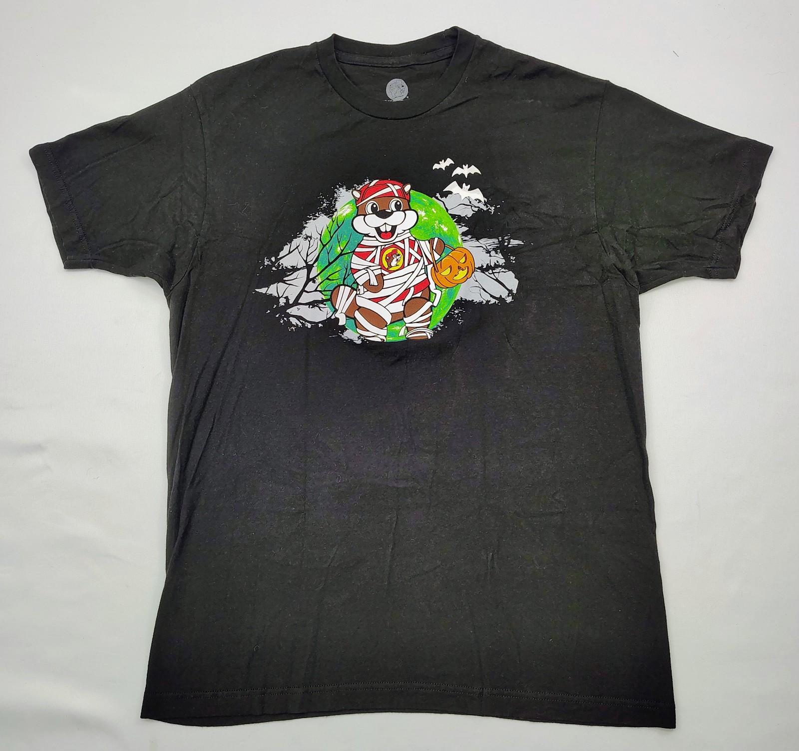 Bucee s Boo Crew Halloween T Shirt Mens Size L Mummy Haunted House Black EUC! S разноцветный
