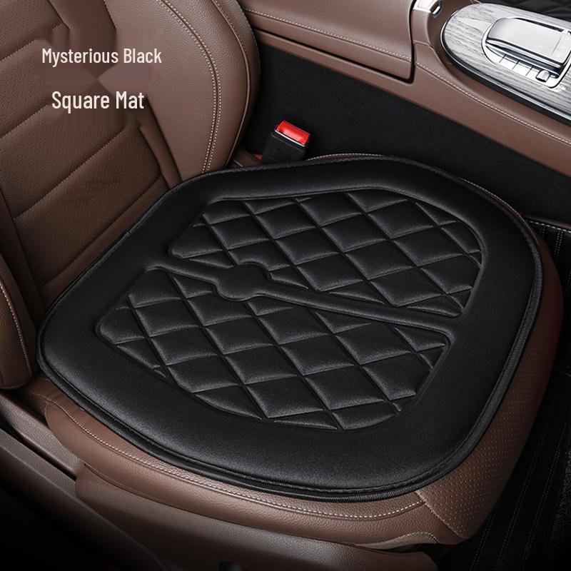All-Season Universal Car Seat Cushion - Breathable, Anti-slip Ice Silk Cover for Rear Seats