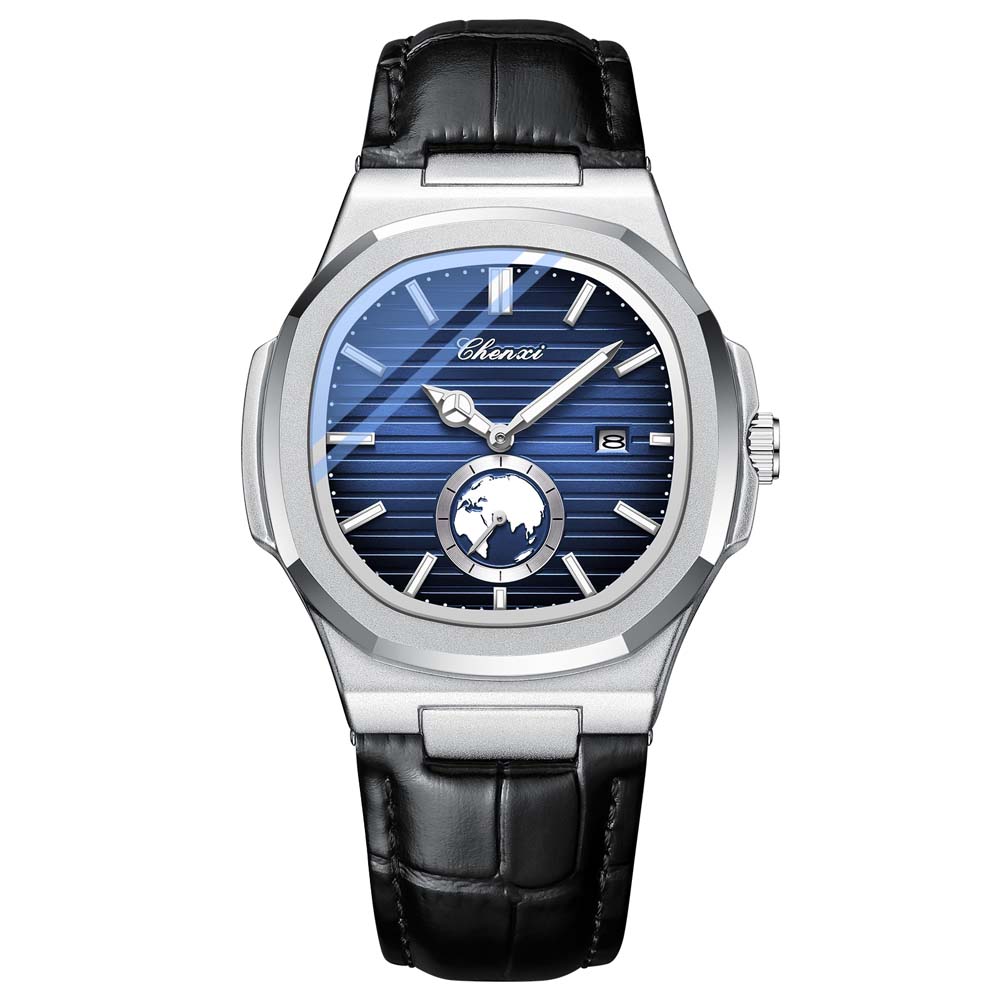 CHENXI Men's Quartz Watch New Style Fashionable Business Men's Watch Date Display Small Seconds Subdial Men's Wristwatch