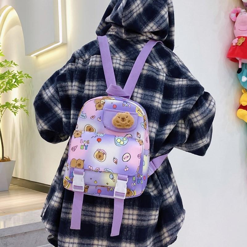 Backpack Whimsical Capybara For Boys And Girls In Cute Design Ideal For Preschool