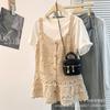 Bohemian Hollowed-out Sling Vest for Women, New Early Spring Large Size Fat Mm Stacked Vest Top