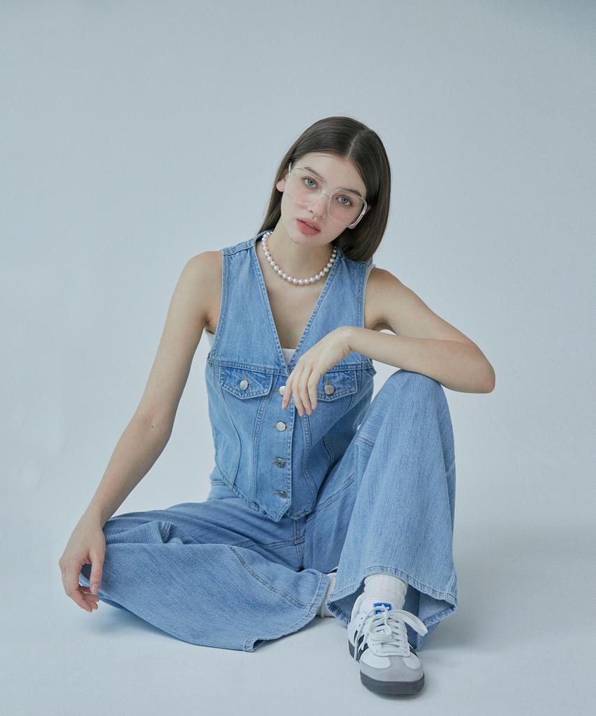 PINBLACK 23 Summer Denim Wide Pants