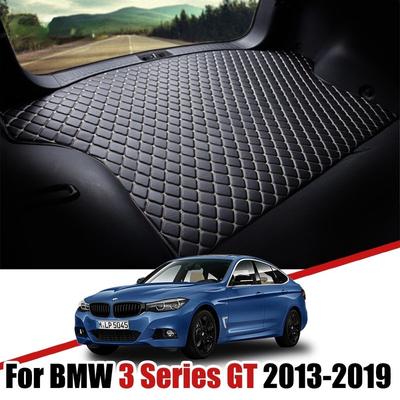 Kožené podložky zavazadlového prostoru pro BMW F34 řady 3 GT Gran Turismo 2013 2014- Nákladová vana Zadní kryt Vodotěsná podlaha