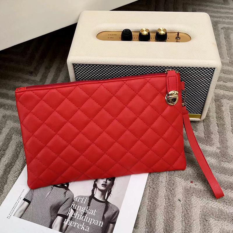 Women's 2023 Summer Diamond Pattern Clutch & Cosmetic Phone Bag