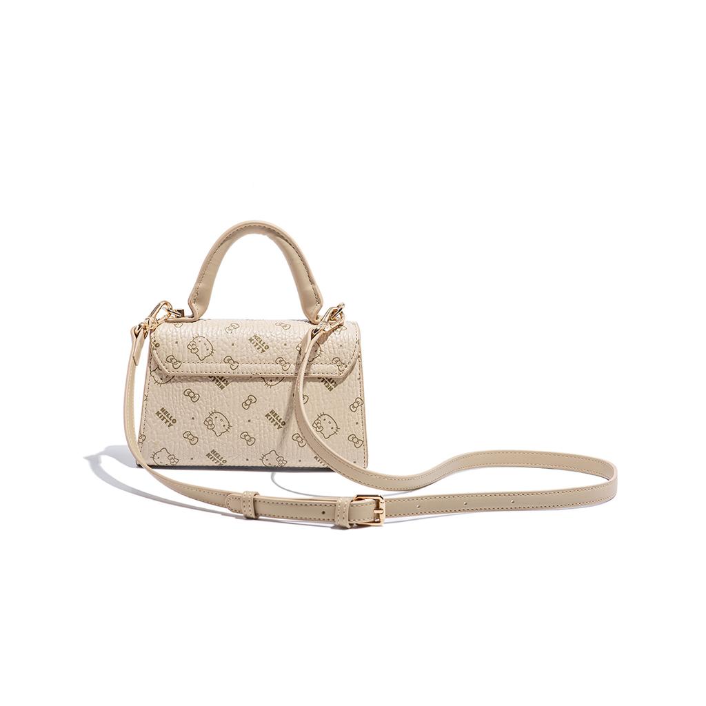 New Sanrio Hello Kitty PU Shoulder Bag, Crossbody Bag, Handbag Women's Pink/Milk Tea/Brown SHHF41591