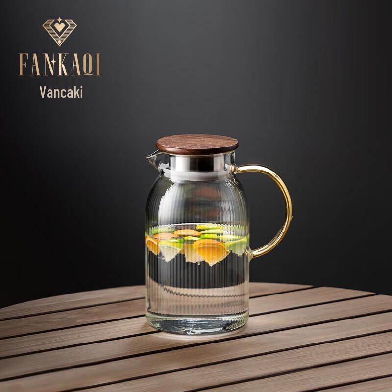 FANKAQI High Borosilicate Glass Heat-Resistant Cold Water Pitcher Set