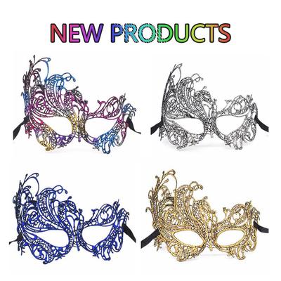 Sexy Cosplay Colorful Bronze Lace Mask Masquerade Party Sexy Fun Blindfolds