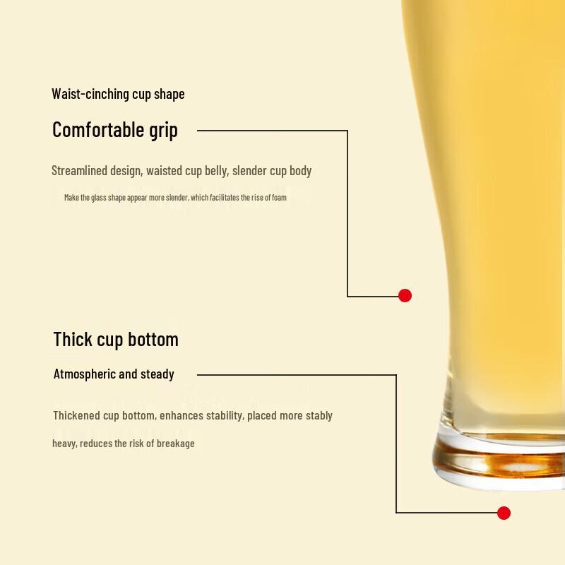 PAKCHOICE Beer Glasses