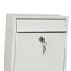 Wall Mounted Mail Box Lockable Keys