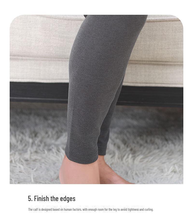 Women's Thermal Underwear Set: Mid-Neck German Fleece for Middle-Aged & Elderly