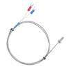 M6 Screw Fine Thread Type K Thermocouple Temperature Sensor Wire 0400 Celsius  (3 M)