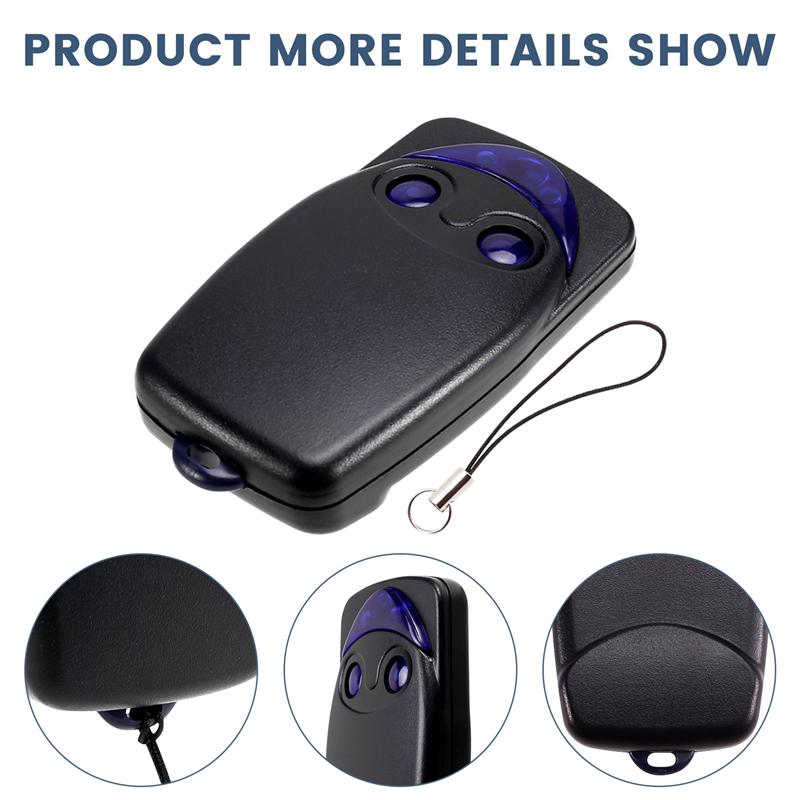 Gate Garage Door Remote Control For Nice Flor Flo2r FLO2R-S Flor-S NICE Rolling Code Handheld Transmitter