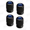 AUM1 Aluminum For Mopar Performance Logo Ram Charger Chrysler Cherokee 4pcs Car Decor Wheel Tire Valve Caps Stem Cover Accessories
