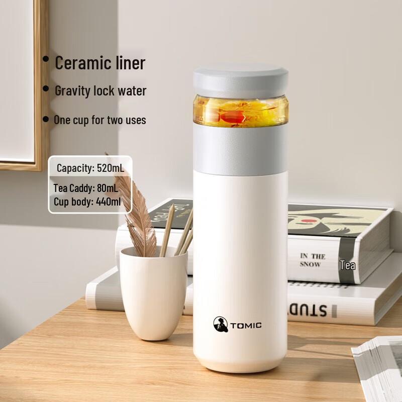 TOMIC Tea Infuser Insulated Mug