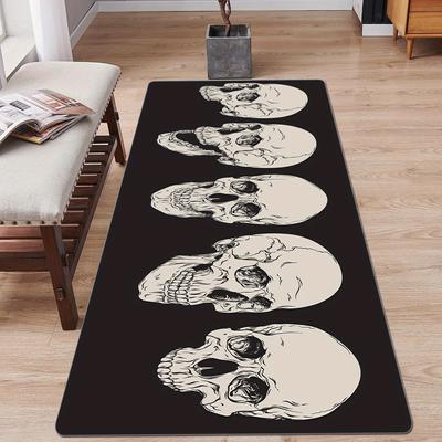1 vnt Gothic Skull Print Virtuvės kilimėlis nuo nuovargio Virtuvės kilimėlis vandeniui atsparus neslystantis kilimėlių rinkinys Bėgimo kilimėlis Naktinis kilimėlis Sugeriantis kilimas virtuvei