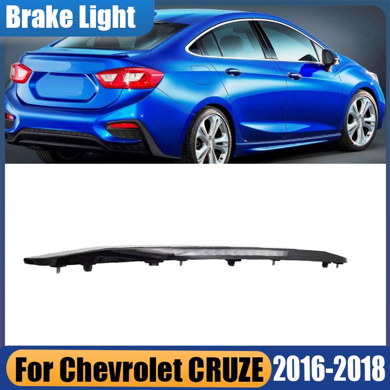 84277408 84008216 84019691 For Chevrolet CRUZE 2016-2018 1 Pcs Black 3rd High Mount Brake Light Rear Warming Fog Lamp Auto Parts