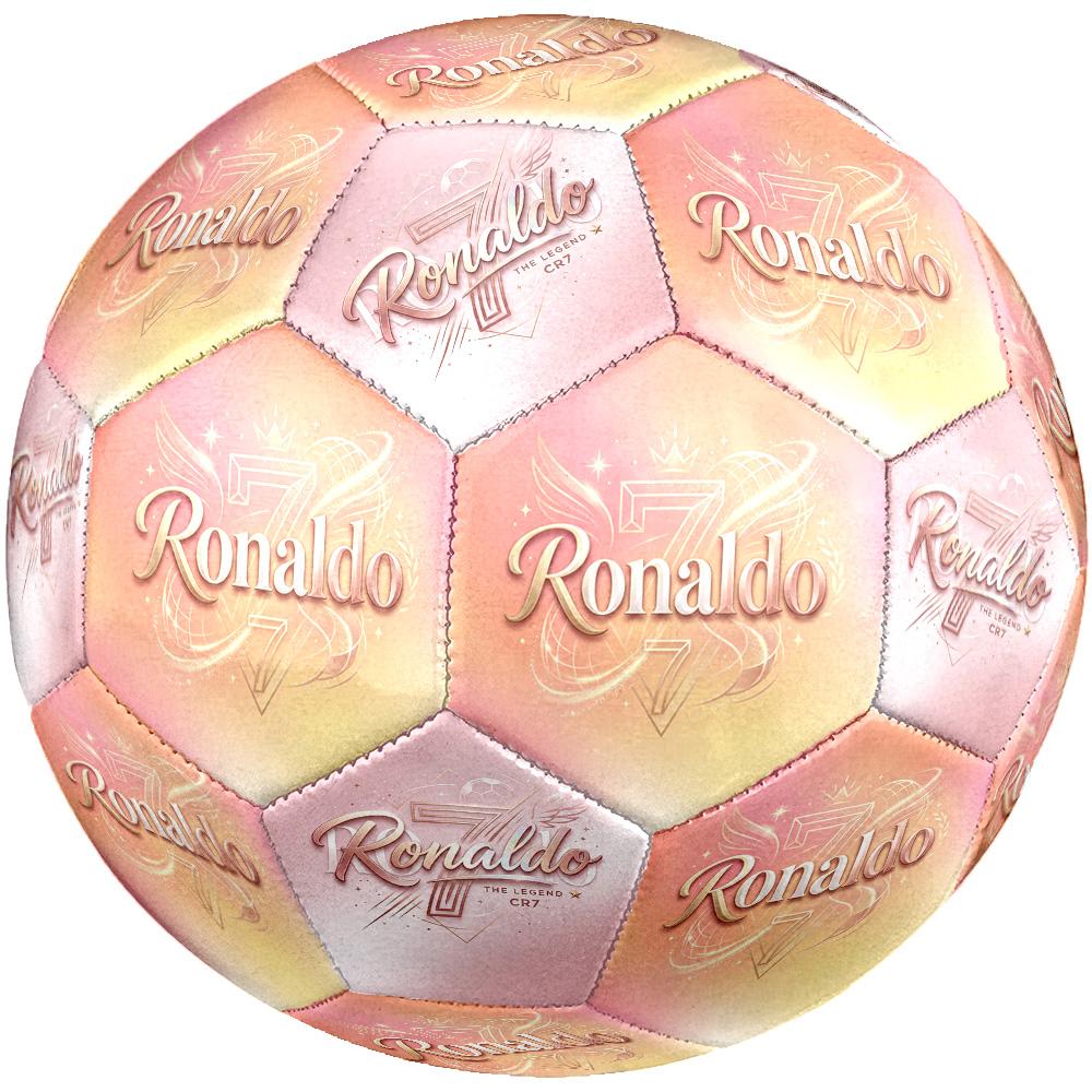 Ronaldo's Legendary Journey Size 5 Soccer Ball Machine-Stitched Indoor/Outdoor Training and Matches for Football Accessories