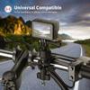 Bicycle Mount Motorcycle Mount Action Camera Handlebar Mount Bicycle Holder 360° Rotation for GoPro Hero 11/10/9/8/7/6 Insta360 DJI Osmo