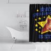 Aertemisi Rats Spelled Backwards Is Star Funny Rat Quote Shower Curtain Set With Grommets And Hooks For Bathroom Decor