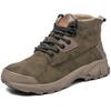 Stivali da lavoro da uomo con punta in acciaio Scarpe antinfortunistiche da uomo Scarpe da lavoro invernali impermeabili da uomo Scarpe antinfortunistiche da uomo e da donna Stivali di sicurezza antiforatura