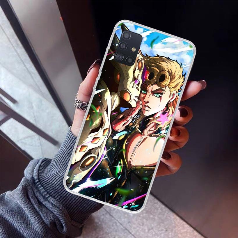 JoJo Adventure Giorno Giovanna Phone Case For Samsung Galaxy A52 A51 A50S A32 A22 A12 A02S A72 A71 A31 A70 A30S Note 20 Ultra 10