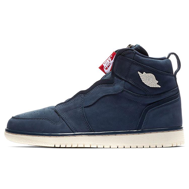 New Jordan 1 High Zip Navy Women's AQ3742-404