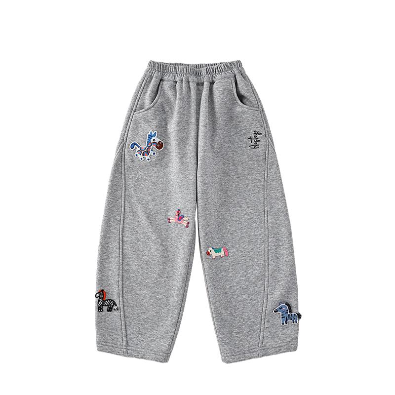 Royal Kids  Girls  Fleece-Lined Curved Leg Sweatpants 90