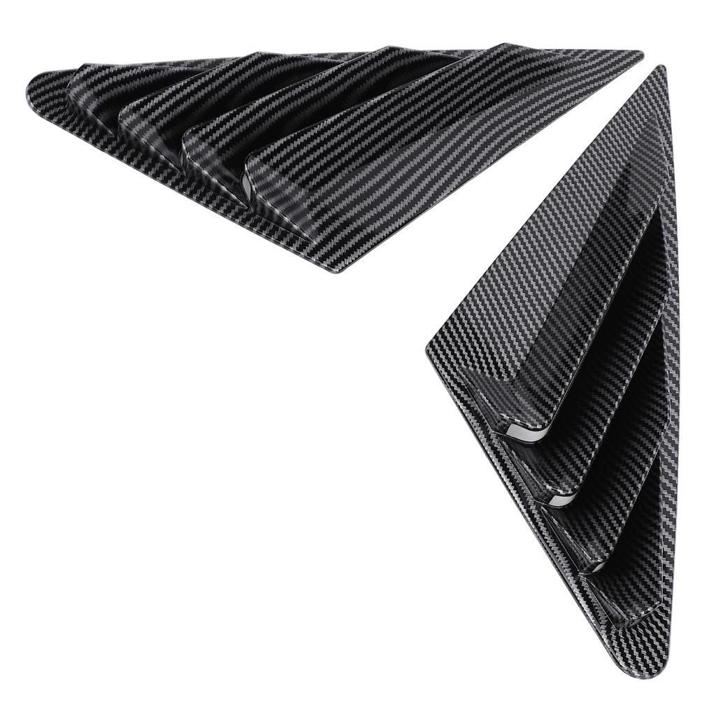 1 Pair Rear Window Louver Left Right Window Louver Air Vent Scoop Shade Cover Blind for A3 8Y Sedan