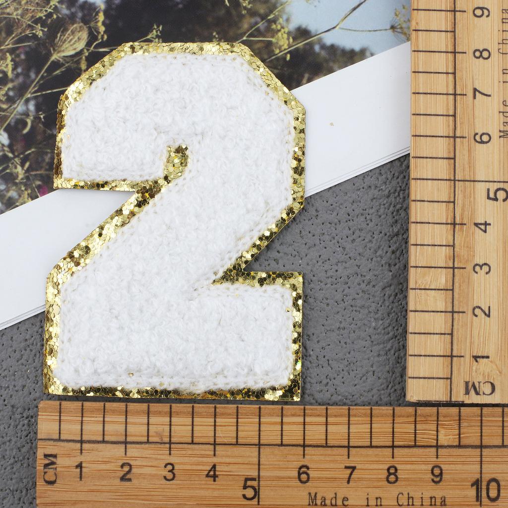 Mixed Color English Alphabet Embroidery Cloth Sticker Digital Towel Embroidery Computer Embroidery Stamp Clothes Smiley Face Patch Sticker