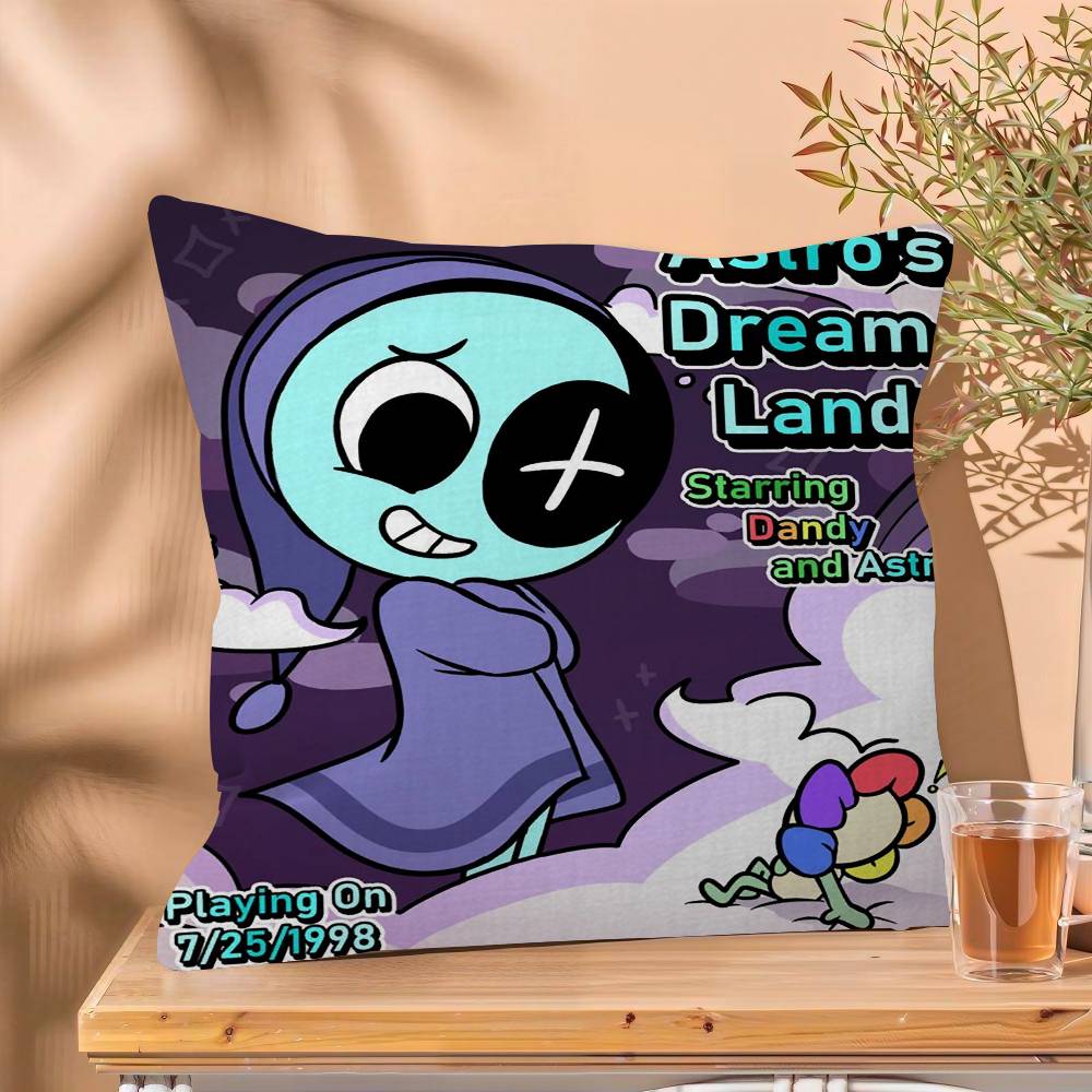 Game DDandys World Pillow Gift Home Office Decoration Bedroom Sofa Car Cushion Cover Case X