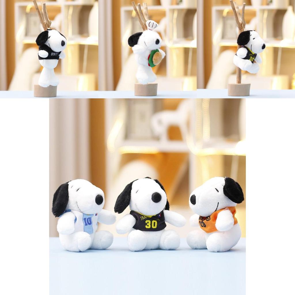 Snoopy Cartoon Plüsch Schlüsselanhänger Mit Weichem Kurzem Plüsch Für Taschen Und Geschenke