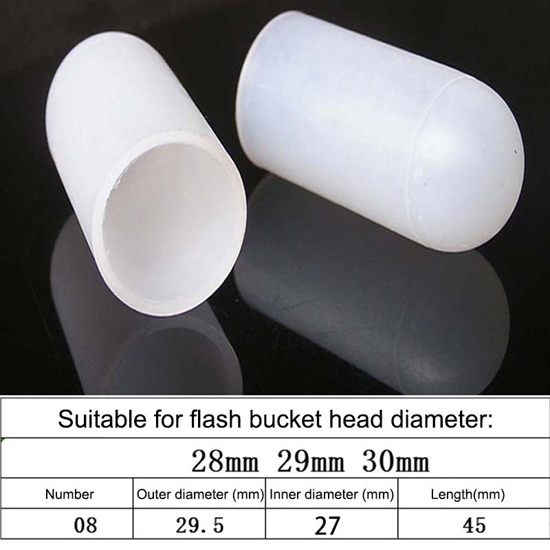 2Pcs Silicone Elastic Flashlight Lampshade For Sp31 Sp35 If22A C8G If25A Sp36 S2 C8 Ea01 Ts21 Q8 14-75Mm Torch