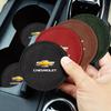 Car Cup Holder Pad PU Leather Slot Non-slip Coaster Mat For Chevrolet Cruze Malibu Sail Spark Captiva Equinox Trax AVEO Lova