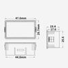 Digital Voltage Battery Meter LCD Display Voltmeters Tester Instrument for 8-100V Vehicle Boats Marine Home Appliances