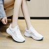 Fashion Shoes Women 2025 Summer Height Increase Fly Weave Soft Bottom Shoes Breathable Mesh Sneakers Outdoor Sports Running Shoes Women