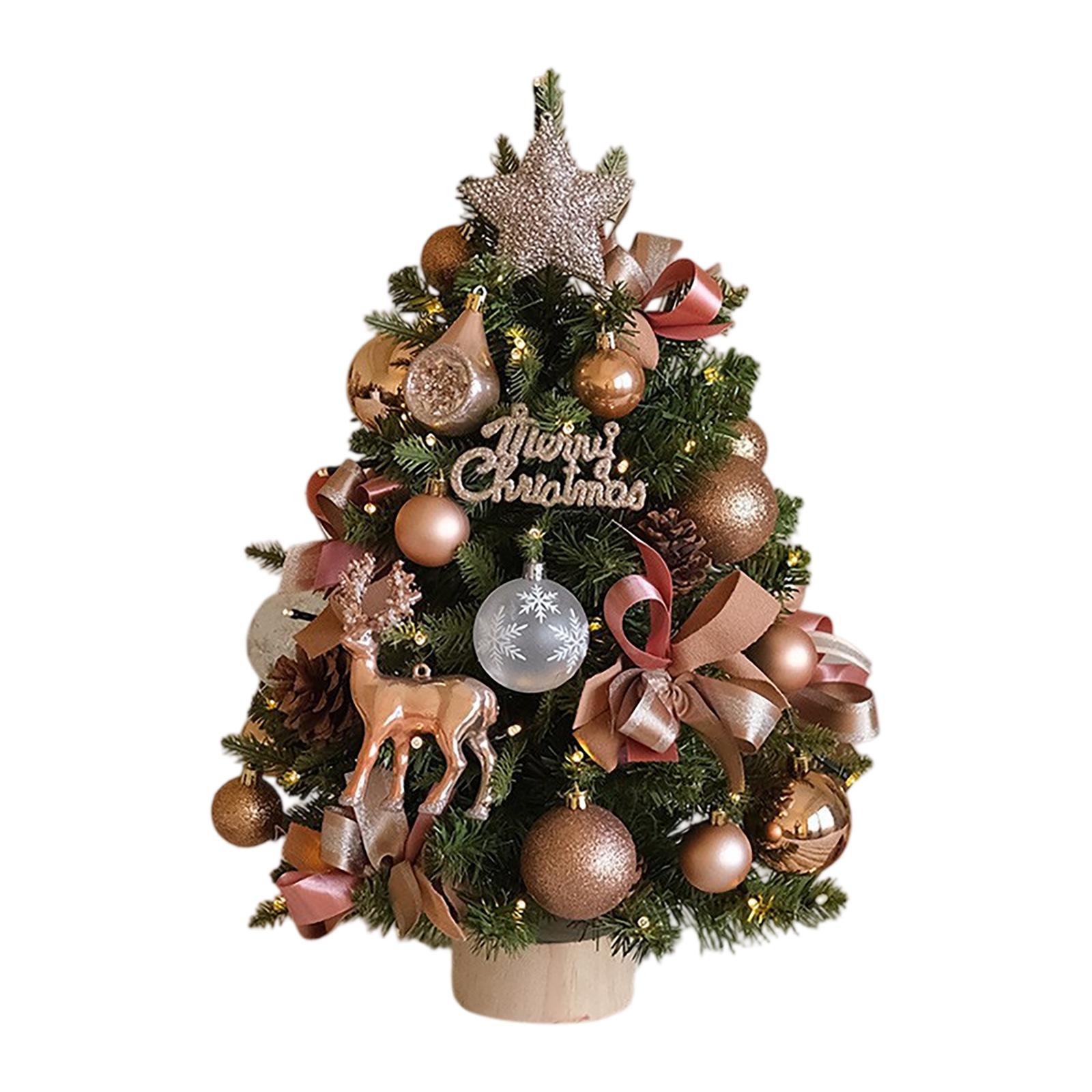 

Desktop Christmas Tree Ornaments Nobleson Christmas Decoration Hotel Window Ornaments One Size