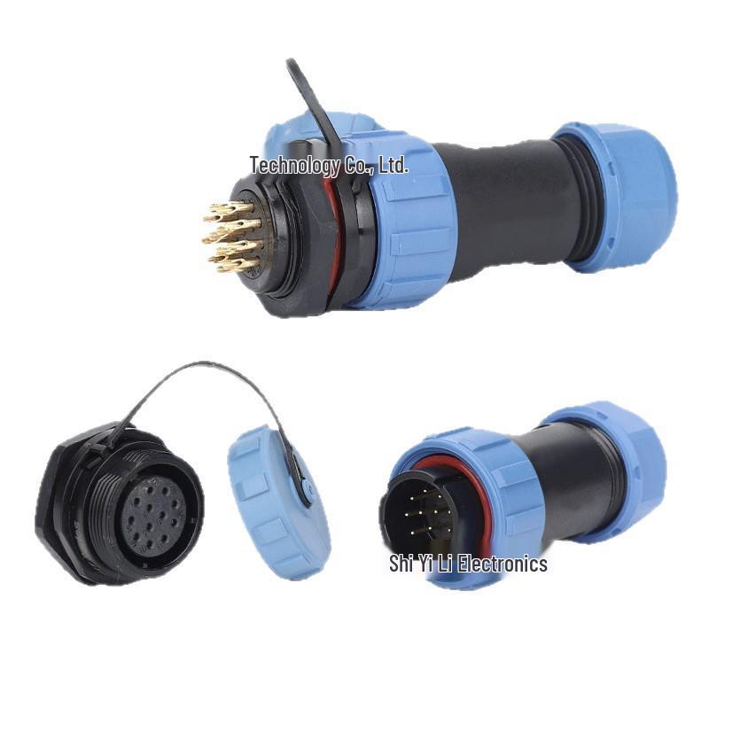 SP21 23-Pin Male-Female IP68 Waterproof Industrial Aviation Connector