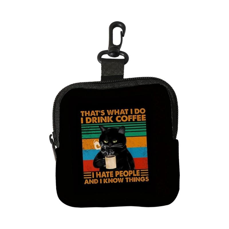 Tragbare Diskretionstasche für Hygieneartikel, Kabelorganizer, Reißfeste Polyester-Tragetasche, Kulturtasche