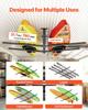 Kayak Storage Rack for 2 Kayaks, Holds Up to 113.4 kg, Heavy Duty Adjustable Ceiling Rack for Garage Ceiling Mount, Overhead Garage Storage Hanger for