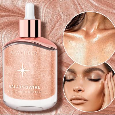 Liquid Highlighter Face Contouring Pearlescent Makeup Brightening Bronzer Glow Body Face Contour Shimmer Illuminator Cosmetics