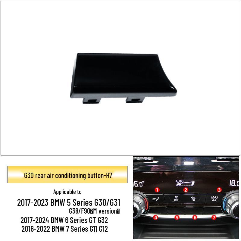 

Совместимы с BMW 5 серии, 7 серии, GT, 6 серии, G32, G30 Кнопки переключения заднего кондиционера