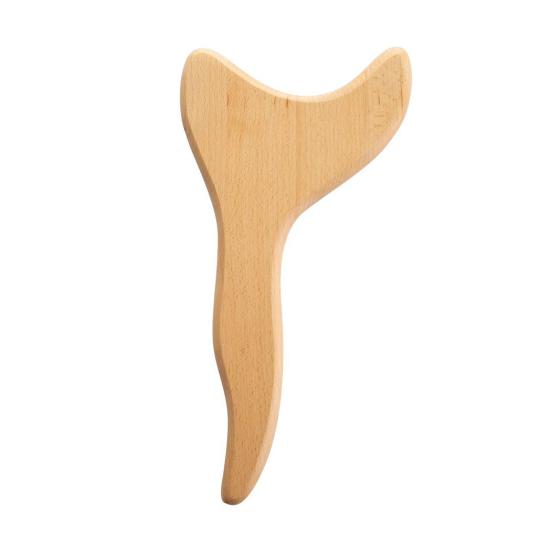 Herramienta de masaje terapéutico de madera, fácil de sostener, uso versátil, alivia la tensión muscular, elimina la celulitis y esculpe el cuerpo.