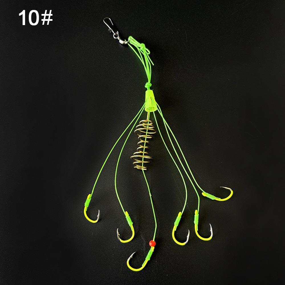 Method Leader Explosion String Hook Hanging Tackle Stainless Steel Feeder hook  Fishing