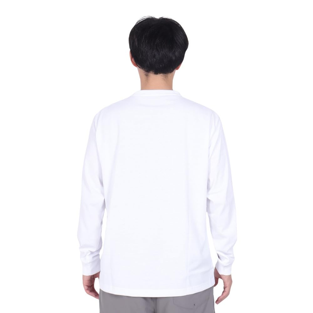 Helly Hansen HH32466 Long Sleeve HH Logo Sail Tee, Unisex, Clear White, Size S