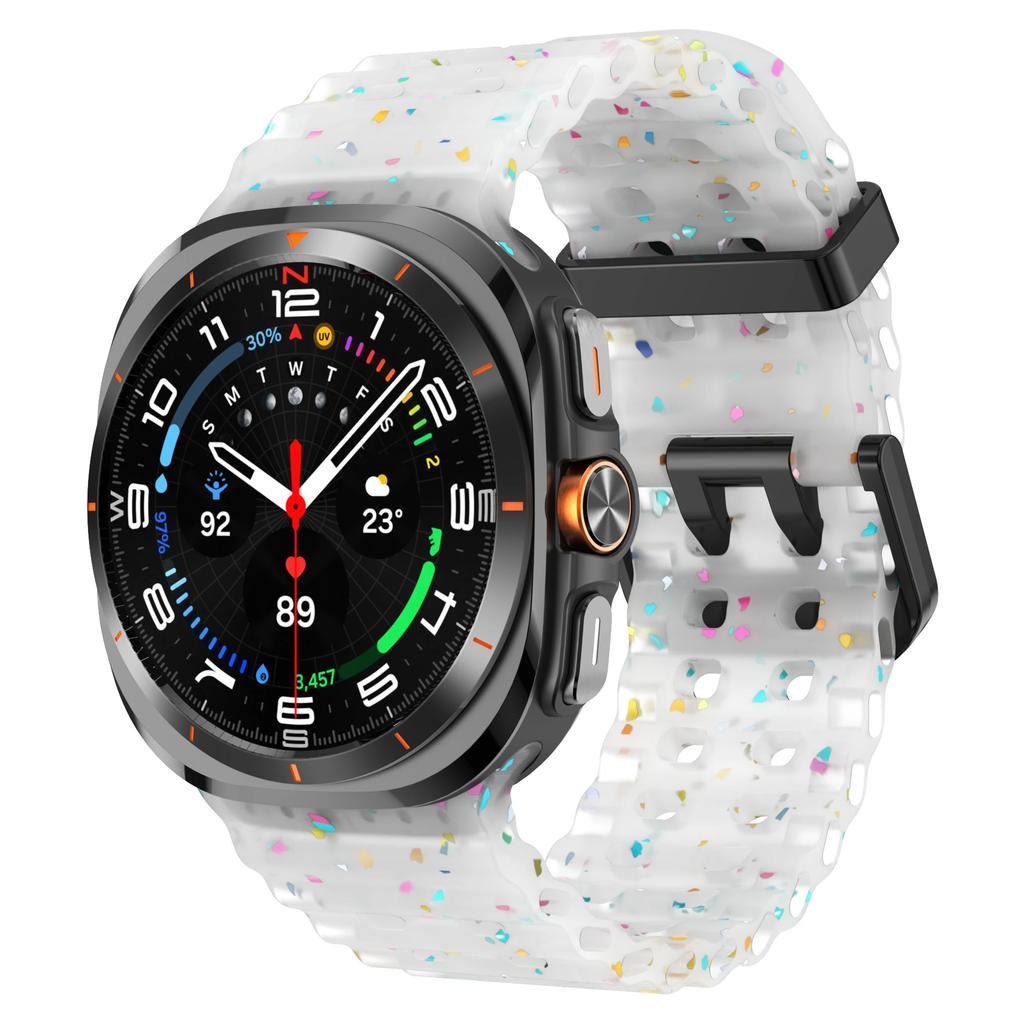 Silicone Breathable Strap For Samsung Galaxy Watch Ultra 47mm Marine Wristband Bracelet Galaxy Watch Ultra(2025) 47mm  Watchband