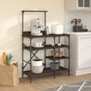 VidaXL Baker's Rack, Shelf with Adjustable Feet, Storage Furniture, Interior Kitchen Organizer, Modern, 845420